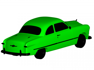 club coupe 1949 3D Model