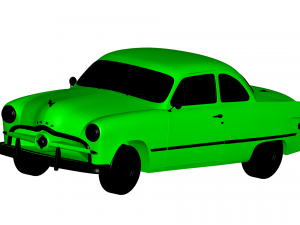 club coupe 1949 Modello 3D