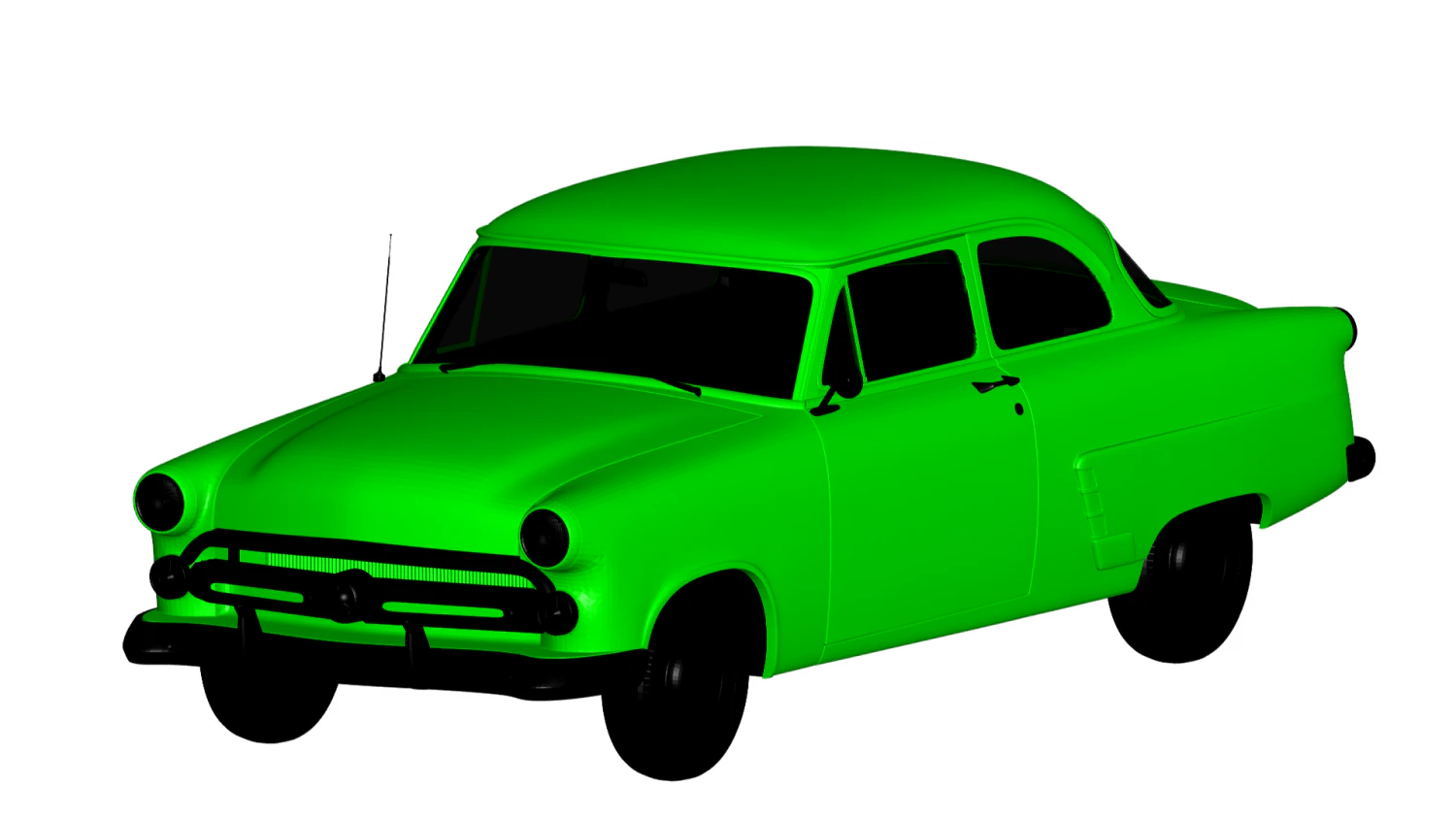 mainline 1952 3D Model .c4d .max .obj .3ds .fbx .stl .blend