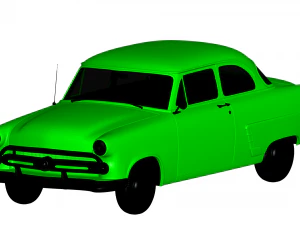 linha principal 1952 Modelo 3D