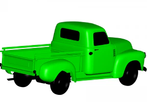 gmc 9300 pickup 1952 3D Model