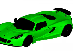 hennesseyvenomgt2012 Modello 3D