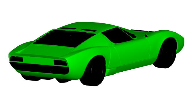 lambo miura Modelo 3D .c4d .max .obj .3ds .fbx .stl .blend 