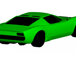 lambo miura 3Dモデル