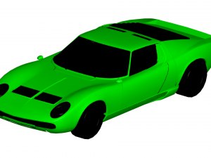 lambo miura Modelo 3D