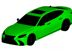 lexus ls 2018 Modello 3D