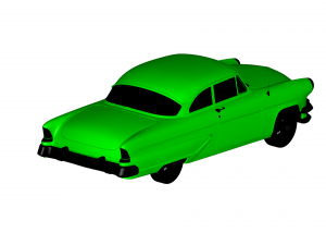 lincoln capri hardtop coupe 1955 3D Model