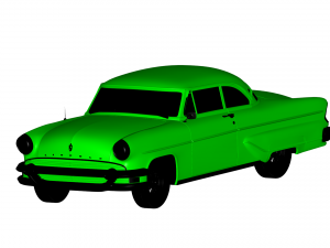 lincoln capri hardtop coupe 1955 3D Модель