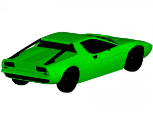 maserati merak 1972 3D Model