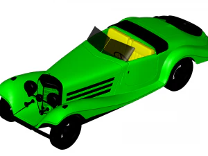 mercedes benz 540 roadster 1936 3D Model