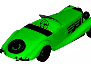 mercedes benz 540 roadster 1936 3D Model
