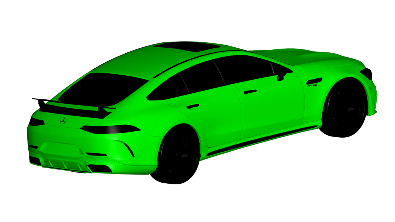 mercedes gt63s 3D Model .c4d .max .obj .3ds .fbx .stl .blend