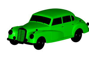 mercedes benz 1951 3D 模型