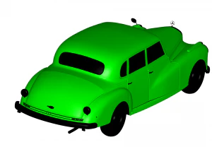 mercedes benz 1951 3D Model