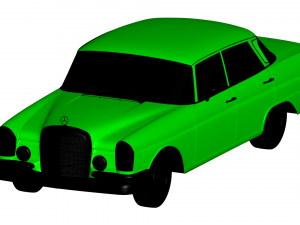 mercedes benz 300se 1965 Model 3D