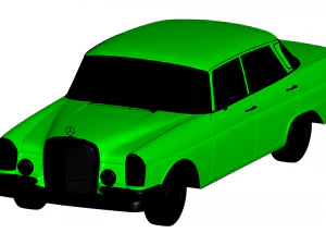 mercedes-benz 300se 1965 Modello 3D