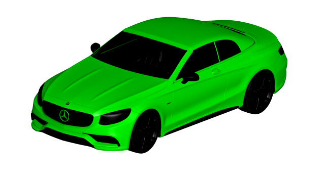 mercedes benz s63 amg Model 3D .c4d .max .obj .3ds .fbx .stl .blend 
