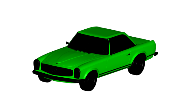 mercedes benz sl 1963 Modelo 3D .c4d .max .obj .3ds .fbx .stl .blend 
