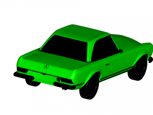 mercedes benz sl 1963 Modelo 3D