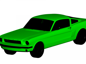 mustang 1965 3D Model