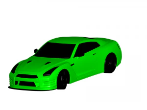 nissan gt-r 2012 Modello 3D