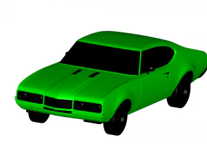 vecchia mobile 1966 Modello 3D