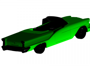 oldsmobile starfire 1957 3D Model