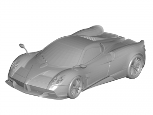 pagani huayra roadster 2017 3D Model