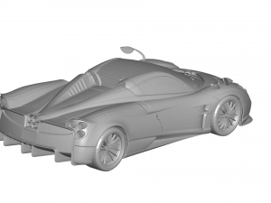 pagani huayra roadster 2017 3D 모델