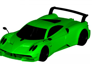 pagani huayra bc 3D Model