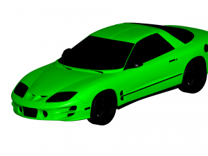 pontiac firebird 1998 Modello 3D