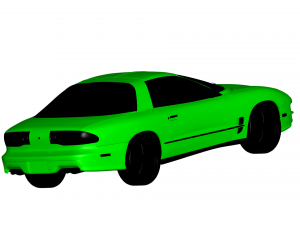 pontiac firebird 1998 Modèle 3D