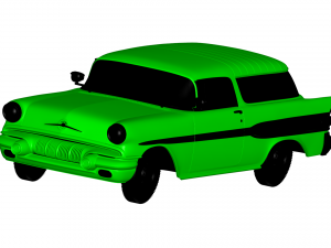 pontiac safari 1957 3D Model