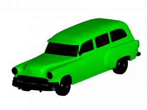 pontiac chieftain 1953 Modello 3D