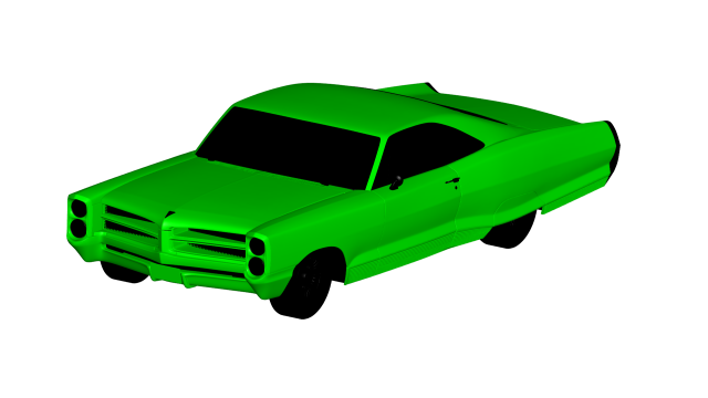 pontiac hardtop 1966 3D Model .c4d .max .obj .3ds .fbx .stl .blend 