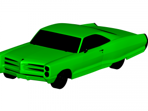 pontiac hardtop 1966 Modelo 3D