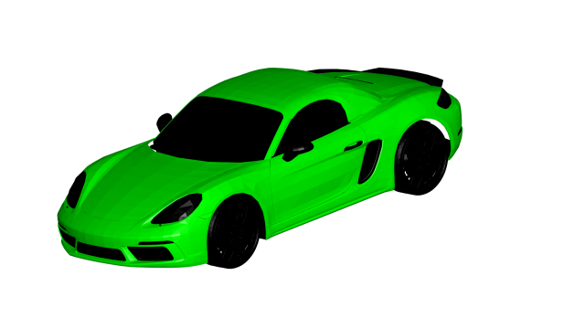 porsche boxster Model 3D .c4d .max .obj .3ds .fbx .stl .blend 