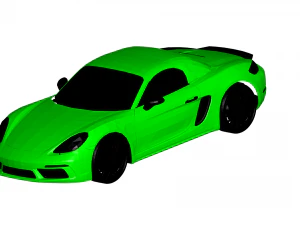 Porsche boksörü 3D Model