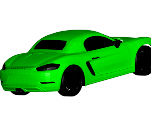 porsche boxster Model 3D