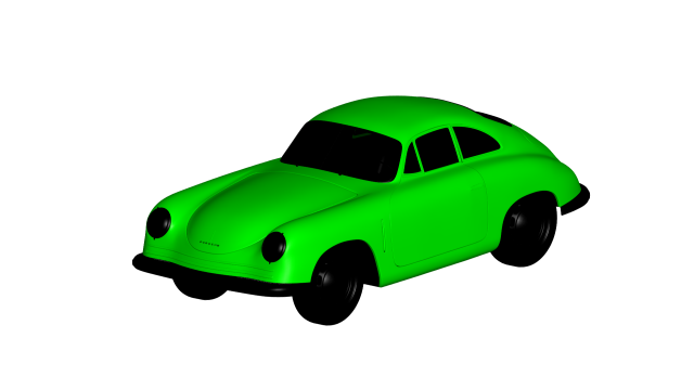 porsche 1948 Modèle 3D .c4d .max .obj .3ds .fbx .stl .blend 
