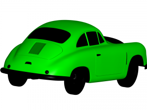 porsche 1948 Modèle 3D