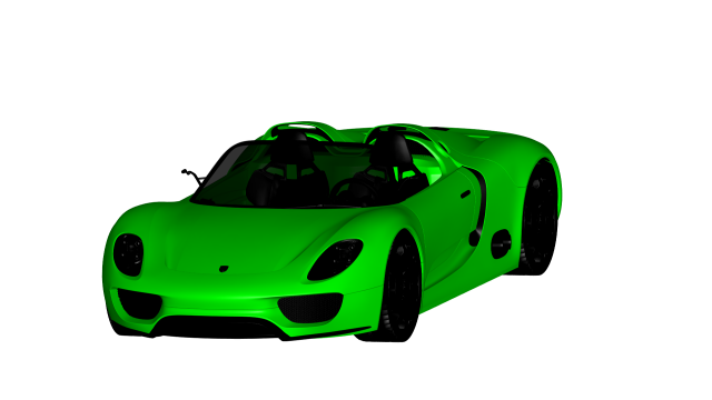 porsche 918 spyder 3D Model .c4d .max .obj .3ds .fbx .stl .blend