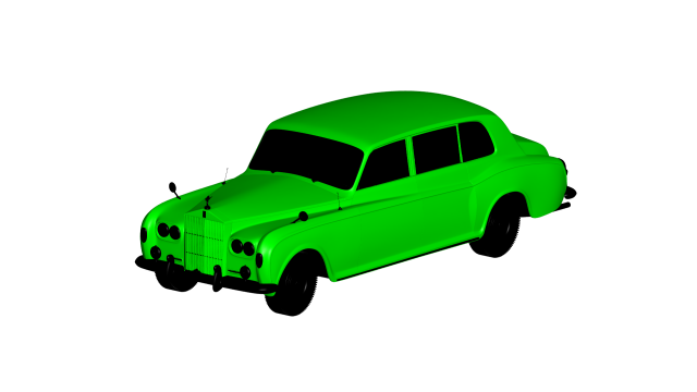 rollss roycee phantom 1963 3D Model .c4d .max .obj .3ds .fbx .stl .blend 