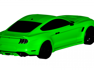 mustang shelby 2018 3Dモデル