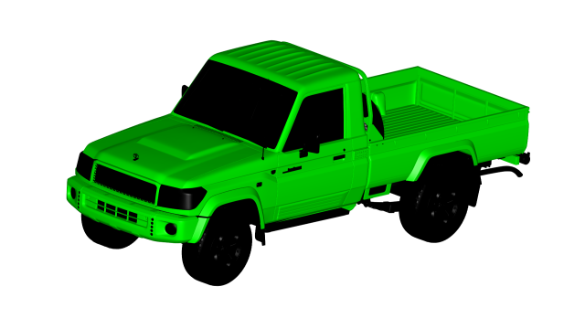 toyota land cruiser 2007 Modello 3D .c4d .max .obj .3ds .fbx .stl .blend 