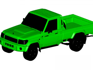 toyota land cruiser 2007 Modello 3D