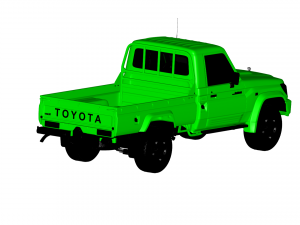 toyota land cruiser 2007 Modello 3D
