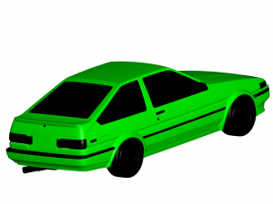 toyota levin 1983 3D Model