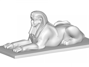 egypt sculpture 3D 模型