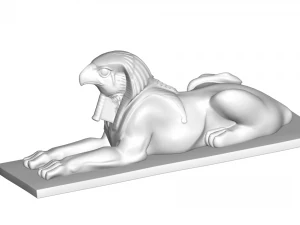 scultura egiziana Modello 3D